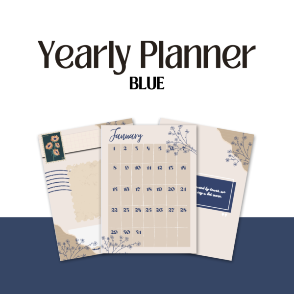 Yearly Planner (BLUE)