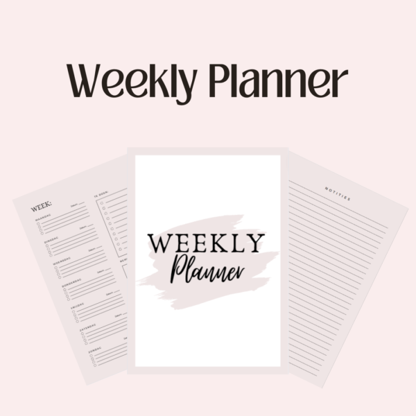 Weekly Planner (Strak)